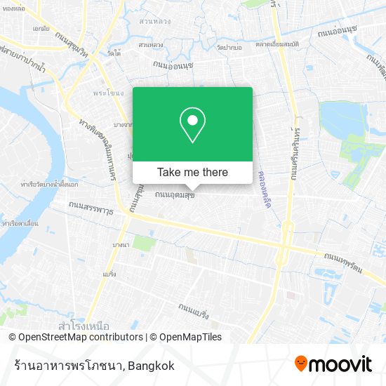 ร้านอาหารพรโภชนา map