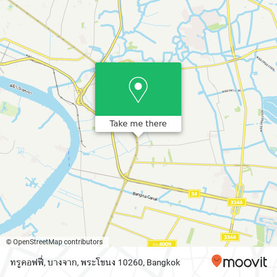 ทรูคอฟฟี่, บางจาก, พระโขนง 10260 map