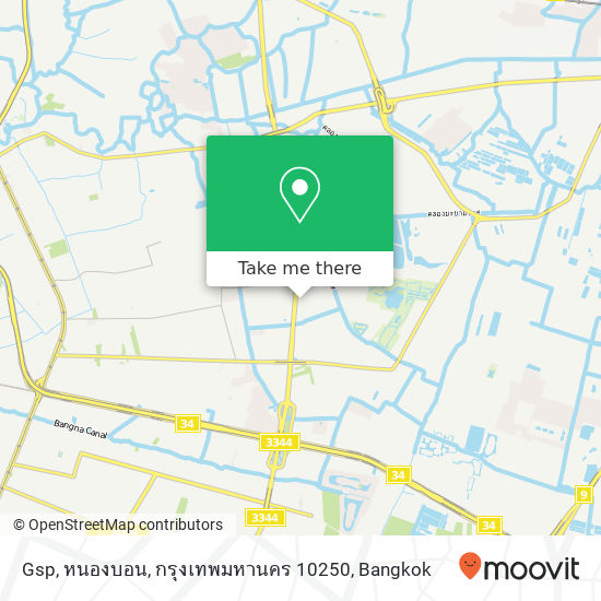 Gsp, หนองบอน, กรุงเทพมหานคร 10250 map