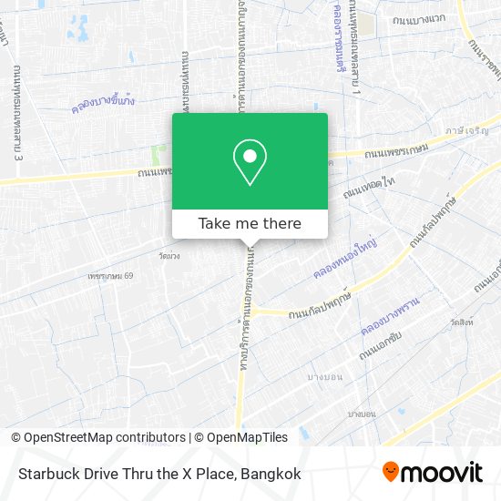 Starbuck Drive Thru the X Place map