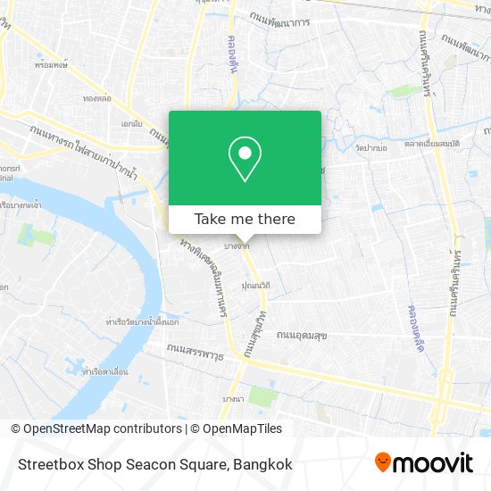 Streetbox Shop Seacon Square map