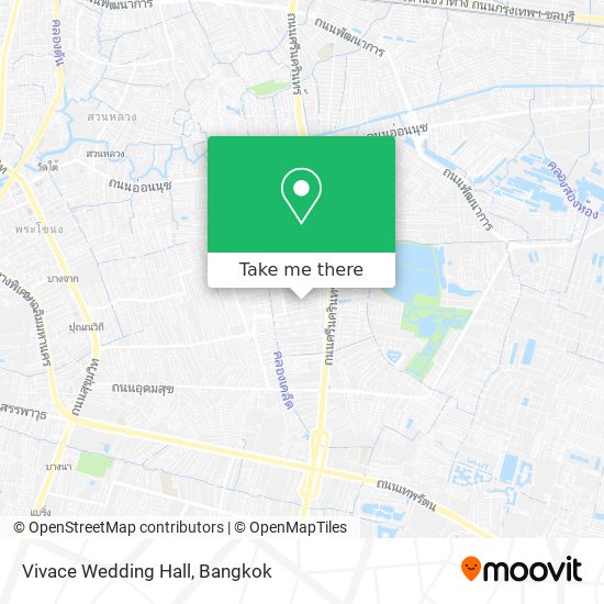 Vivace Wedding Hall map