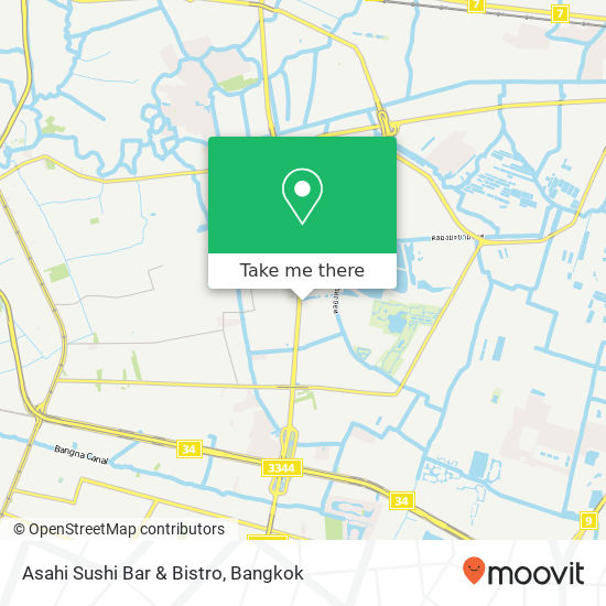 Asahi Sushi Bar & Bistro, ศรีนครินทร์ 53 หนองบอน, กรุงเทพมหานคร 10250 map