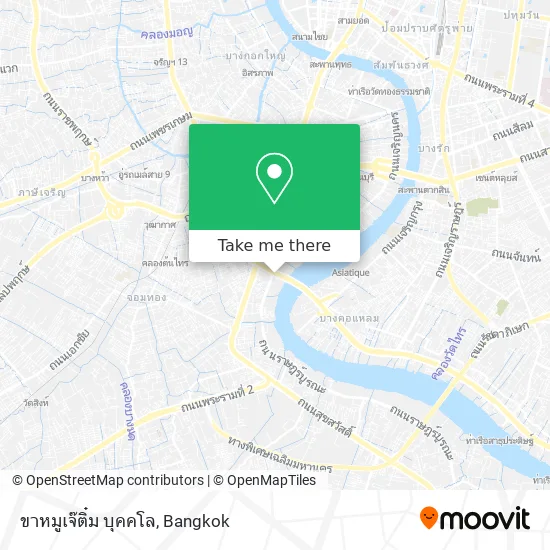 ขาหมูเจ๊ติ๋ม บุคคโล map