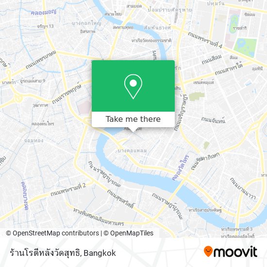 ร้านโรตีหลังวัดสุทธิ map