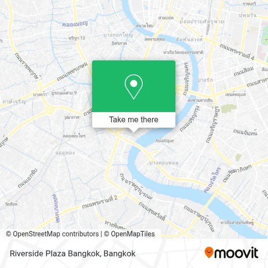 Riverside Plaza Bangkok map
