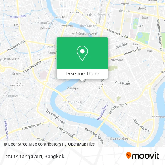 ธนาคารกรุงเทพ map