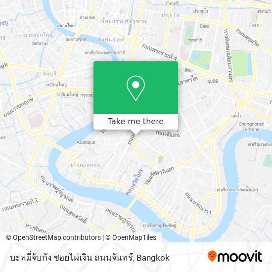 บะหมี่จับกัง ซอยไผ่เงิน ถนนจันทร์ map