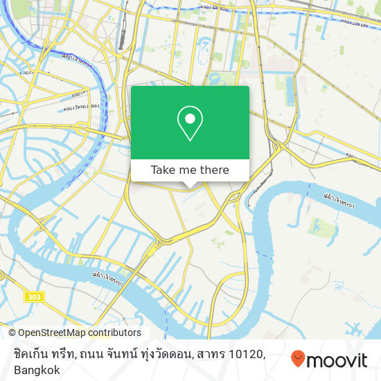 ชิคเก็น ทรีท, ถนน จันทน์ ทุ่งวัดดอน, สาทร 10120 map