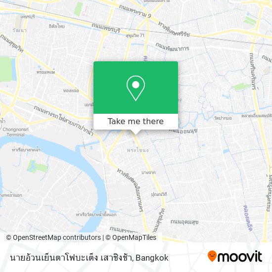 นายอ้วนเย็นตาโฟบะเต็ง เสาชิงช้า map