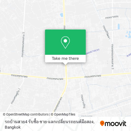 รถบ้านสาย4 รับซื้อ-ขาย-แลกเปลี่ยนรถยนต์มือสอง map