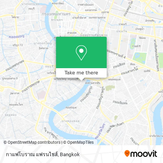 กาแฟโบราณ แฟรนไชส์ map
