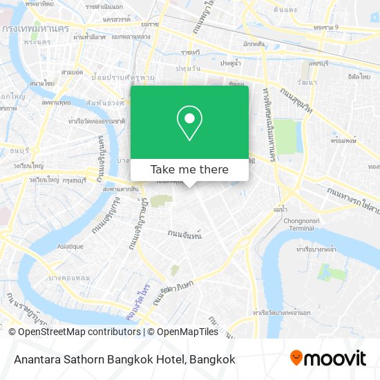 Anantara Sathorn Bangkok Hotel map
