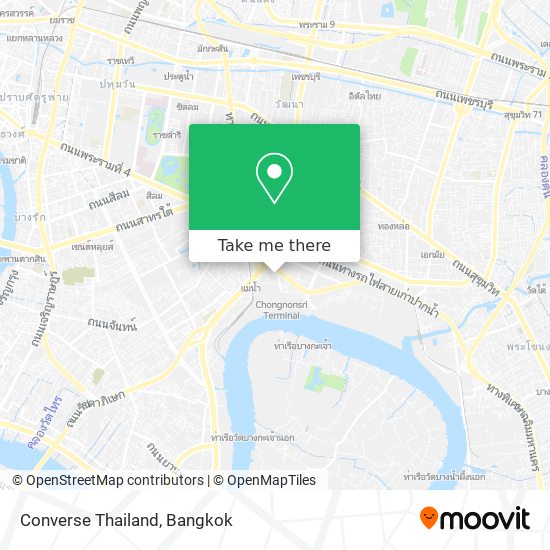 Converse Thailand map