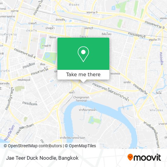 Jae Teer Duck Noodle map