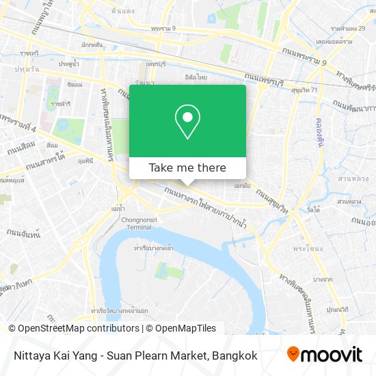 Nittaya Kai Yang - Suan Plearn Market map