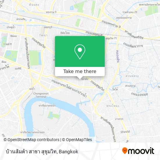 บ้านส้มตำ สาขา สุขุมวิท map