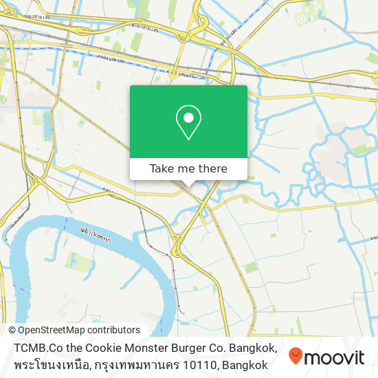 TCMB.Co the Cookie Monster Burger Co. Bangkok, พระโขนงเหนือ, กรุงเทพมหานคร 10110 map