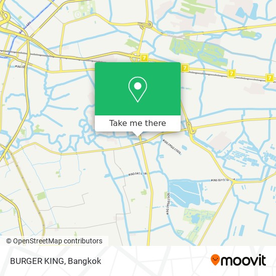 BURGER KING map