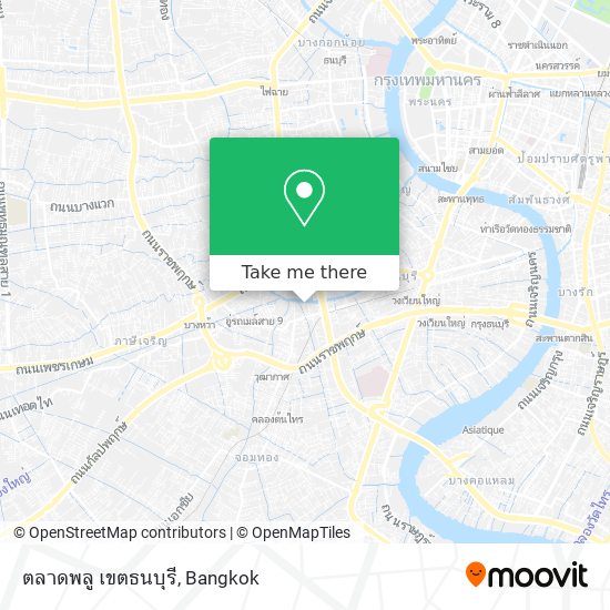 ตลาดพลู เขตธนบุรี map