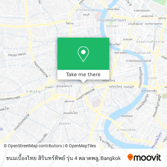 ขนมเบื้องไทย สิรินทร์ทิพย์ รุ่น 4 ตลาดพลู map