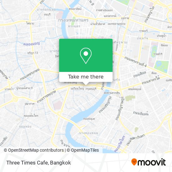 Three Times Cafe map