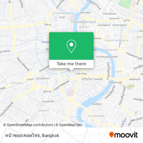 หน้าซอยเทอดไท6 map