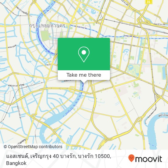 แอสเซนด์, เจริญกรุง 40 บางรัก, บางรัก 10500 map