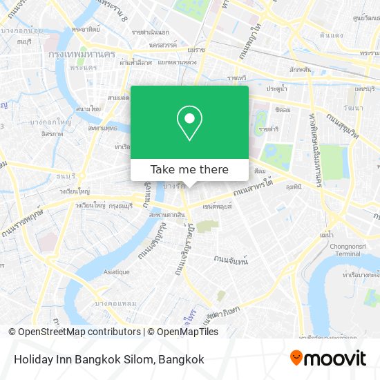 How To Get To Holiday Inn Bangkok Silom In บางร ก By Bus Or Metro