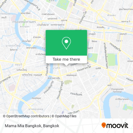 Mama Mia Bangkok map
