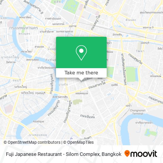 Fuji Japanese Restaurant - Silom Complex map