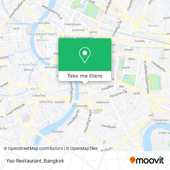 Yao Restaurant map