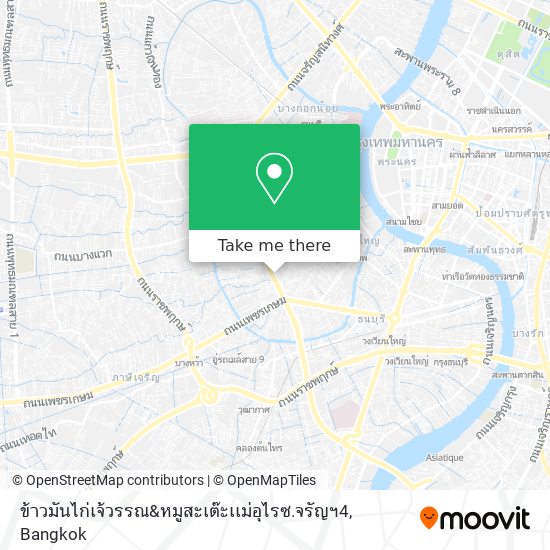 ข้าวมันไก่เจ้วรรณ&หมูสะเต๊ะเเม่อุไรซ.จรัญฯ4 map