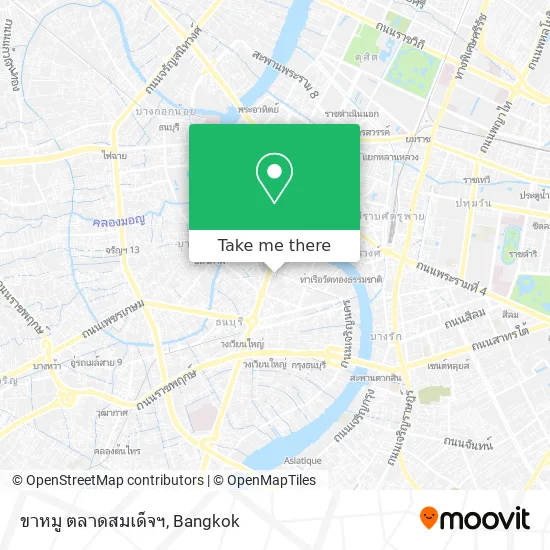 ขาหมู ตลาดสมเด็จฯ map