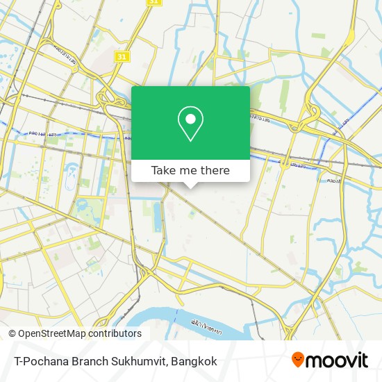 T-Pochana Branch Sukhumvit map