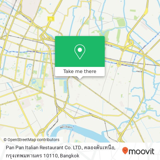 Pan Pan Italian Restaurant Co. LTD., คลองตันเหนือ, กรุงเทพมหานคร 10110 map