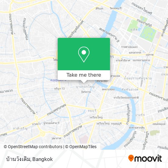 บ้านวังเดิม map