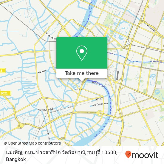 แม่เพ็ญ, ถนน ประชาธิปก วัดกัลยาณ์, ธนบุรี 10600 map