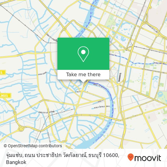 จุ่มแซ่บ, ถนน ประชาธิปก วัดกัลยาณ์, ธนบุรี 10600 map