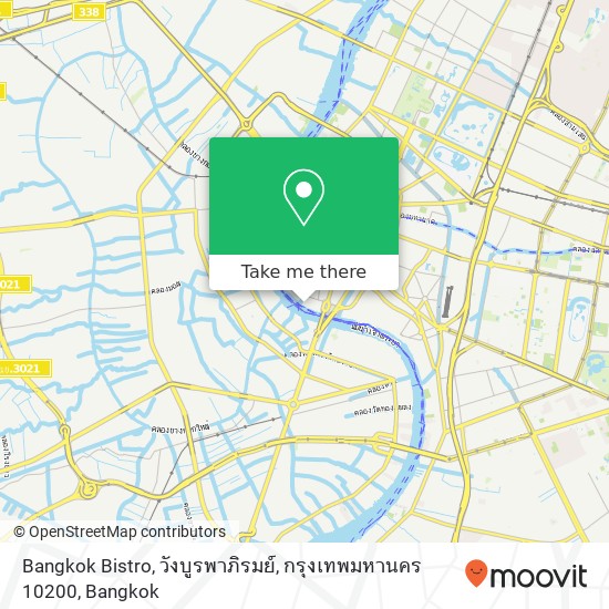 Bangkok Bistro, วังบูรพาภิรมย์, กรุงเทพมหานคร 10200 map