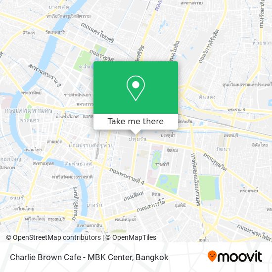 Charlie Brown Cafe - MBK Center map
