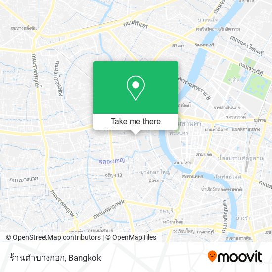 ร้านตำบางกอก map