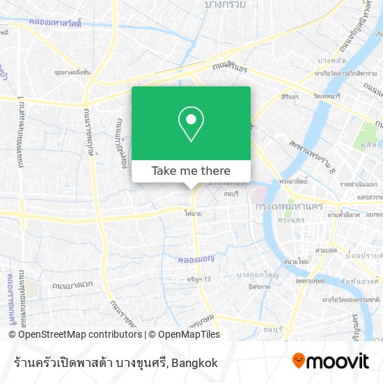 ร้านครัวเปิดพาสต้า บางขุนศรี map