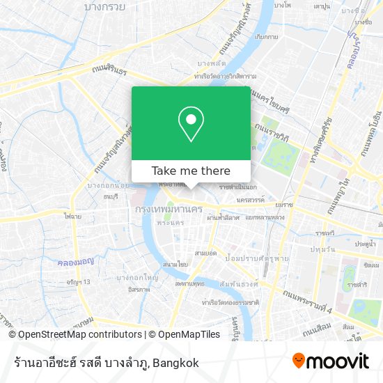 ร้านอาอีซะฮ์ รสดี บางลำภู map