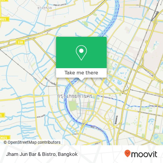 Jham Jun Bar & Bistro, 9 ถนน พระสุเมรุ ชนะสงคราม, พระนคร map