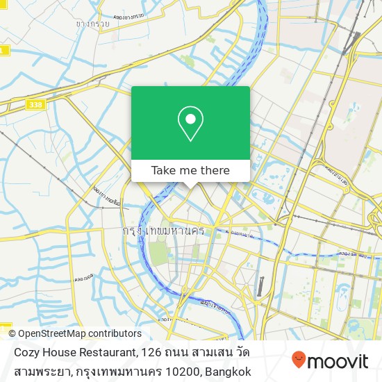 Cozy House Restaurant, 126 ถนน สามเสน วัดสามพระยา, กรุงเทพมหานคร 10200 map