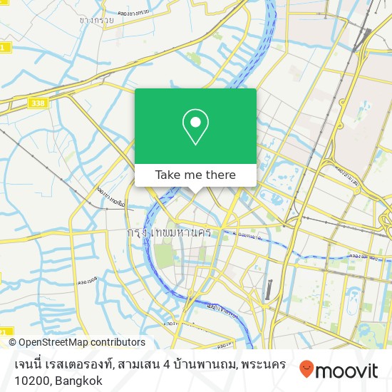 เจนนี่ เรสเตอรองท์, สามเสน 4 บ้านพานถม, พระนคร 10200 map