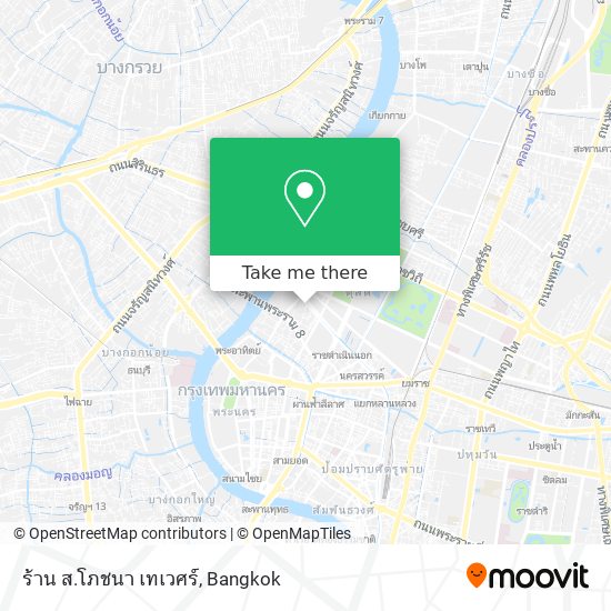 ร้าน ส.โภชนา เทเวศร์ map