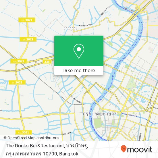 The Drinks Bar&Restaurant, บางบำหรุ, กรุงเทพมหานคร 10700 map