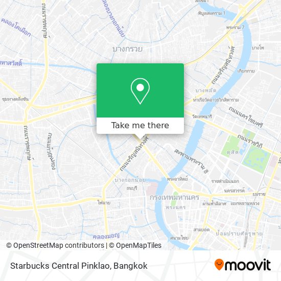 Starbucks Central Pinklao map